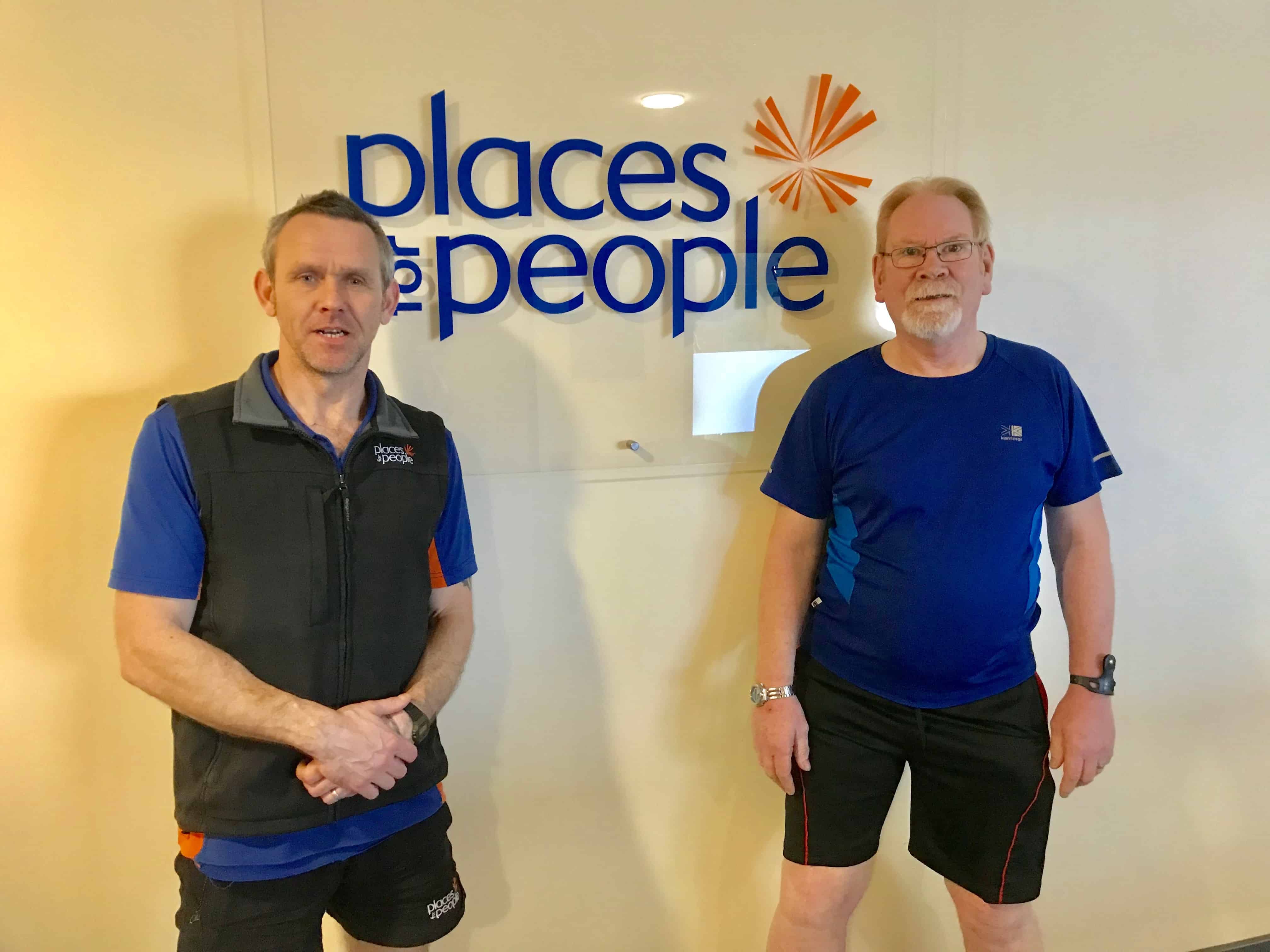 steve and paul standing next to places for people logo